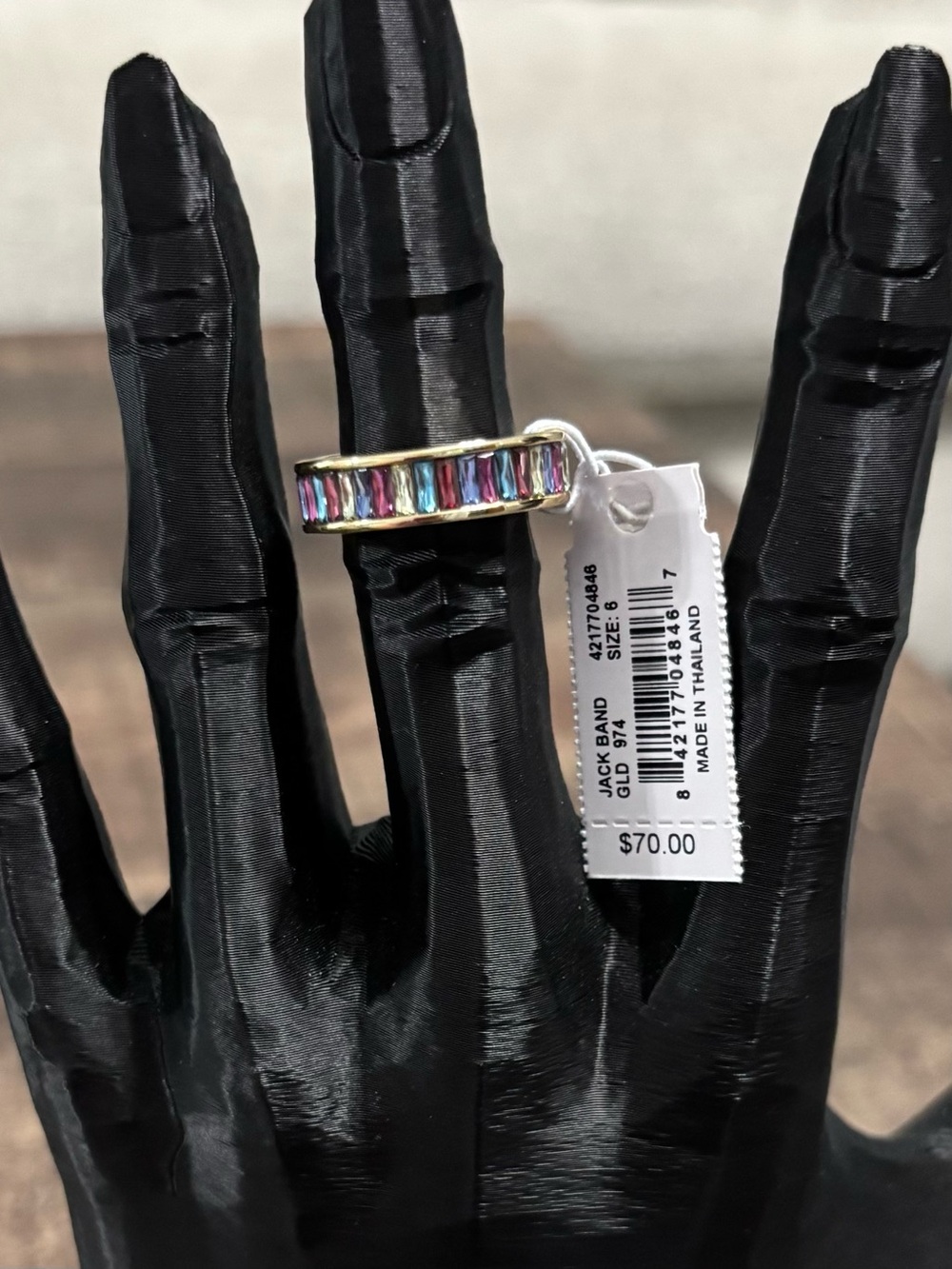 Kendra Scott Multicolor Crystal Band Ring - Picture 7 of 10